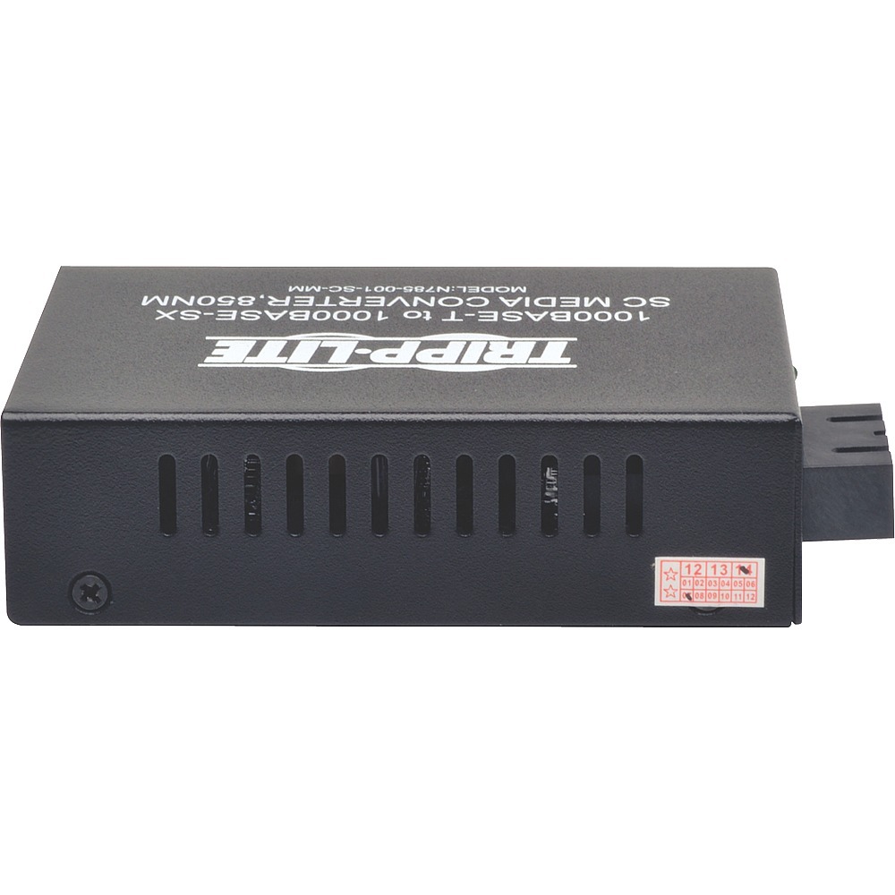 Eaton N785-001-SC-MM SC multimode fiber media converter for Gigabit Ethernet copper-to-fiber links — right view