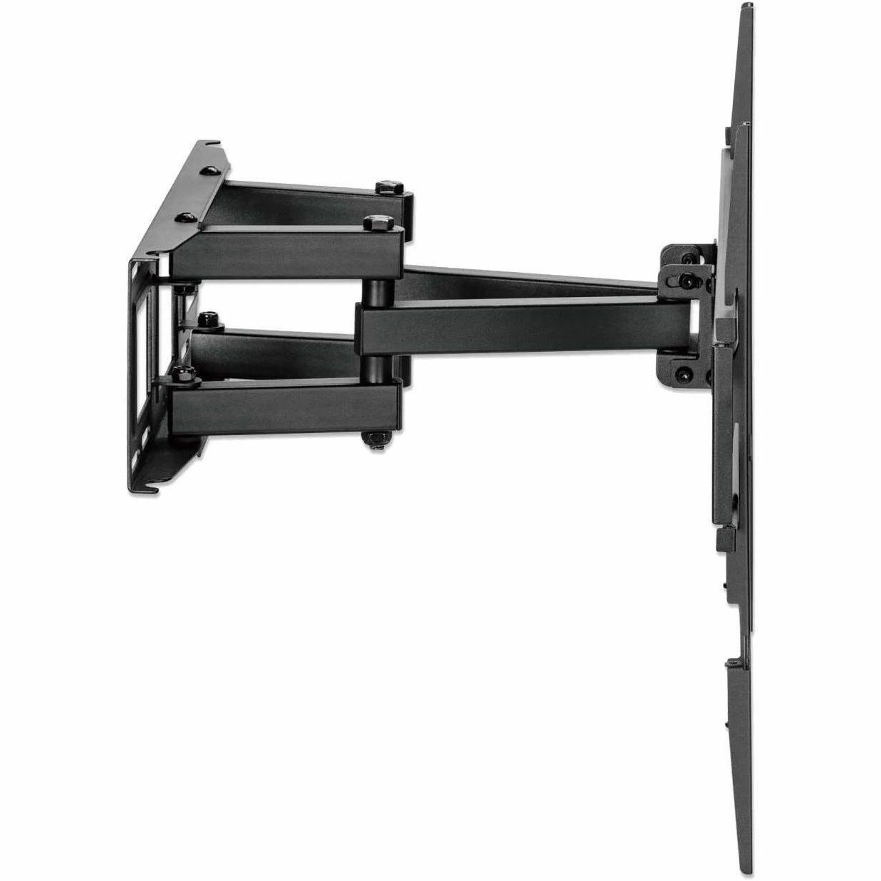 UNIVERSAL LCD FULL-MOTION WALL MOUNT, HOLDS ONE 37 TO 70 FLAT-PANEL OR CURVED TV — right view