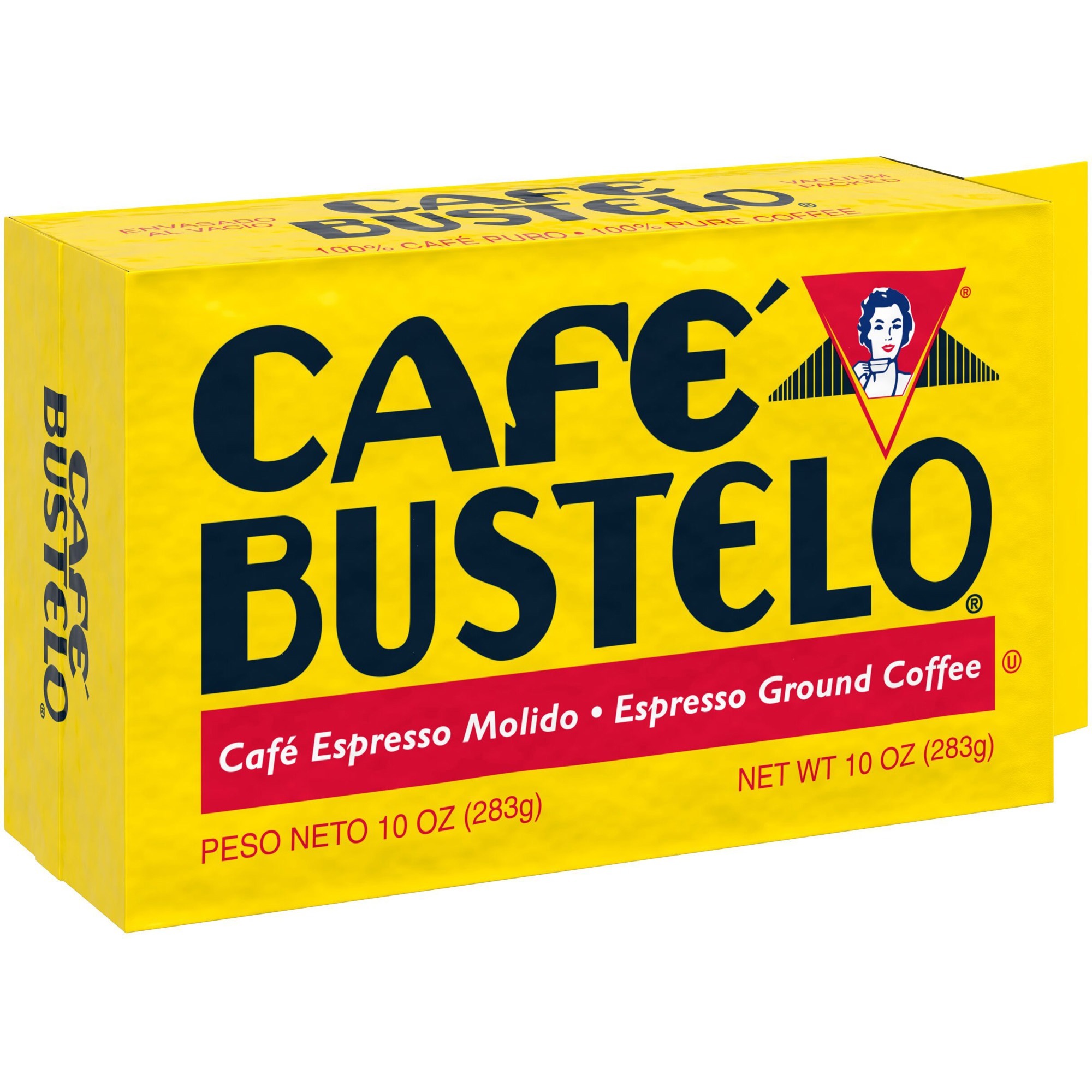 thumbnail interactive-video image 1 of Café Bustelo Ground Espresso Coffee - 10oz Brick - 4 Pack - Dark Roast - Vacuum Packed 1 of 2