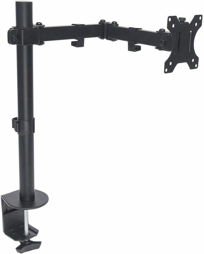 SECURELY HOLDS ONE LCD MONITOR FROM 13 TO 32INCHES. POSITIONS MONITOR ABOVE THE — right view