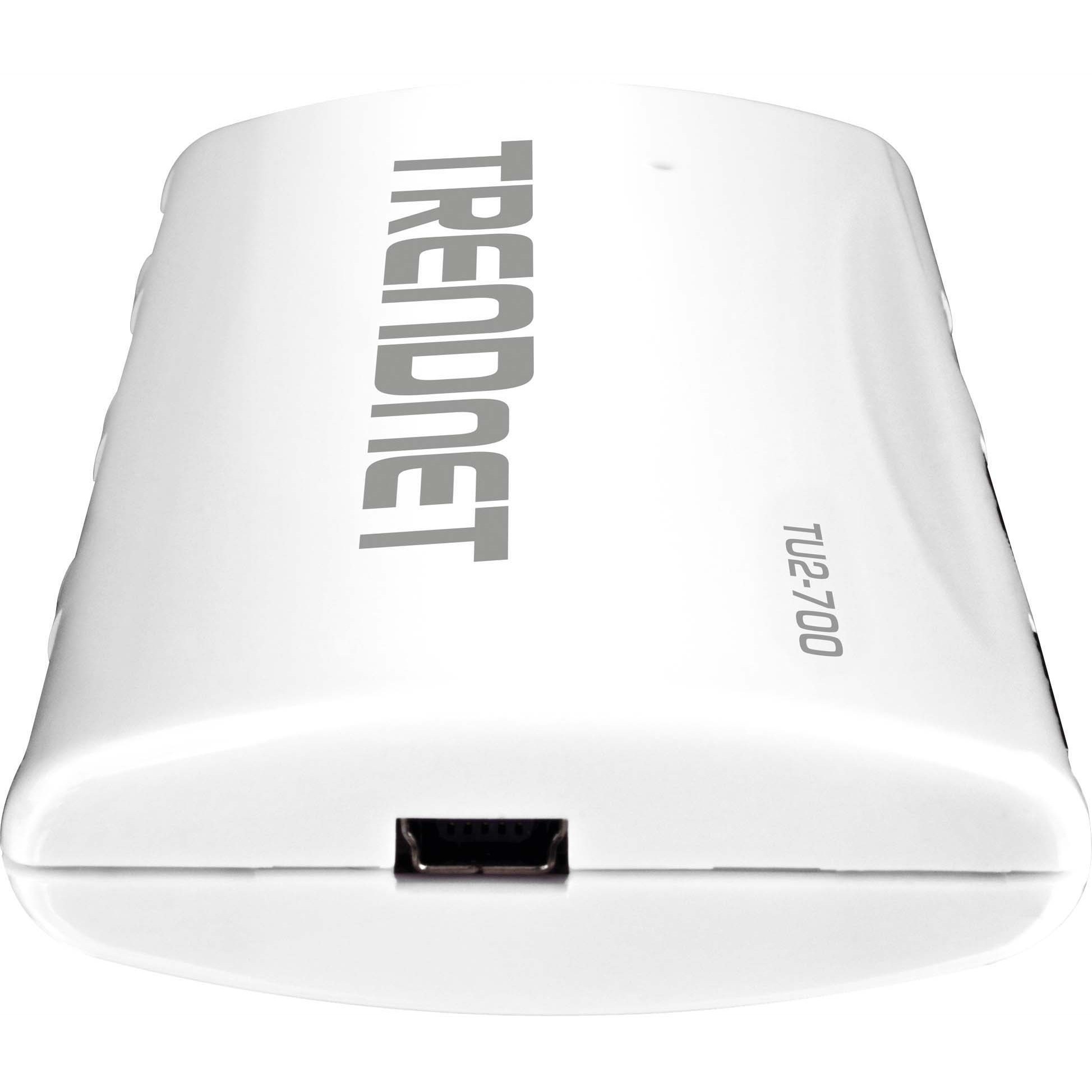High Speed USB 2.0 7-port Hub — right view