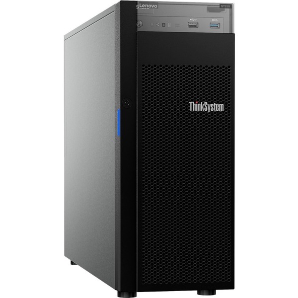 Lenovo ThinkSystem ST250 Intel Xeon E-2124G Tower Server - 8x 2.5" (7Y46A01TNA) - 1x Intel Xeon E-2124G 4-Core 3.40GHz, 8GB RAM