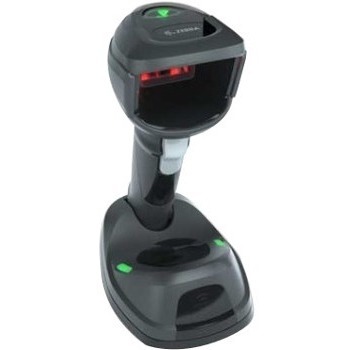 Zebra DS9908R black presentation area imager corded scanner for retail point-of-sale — right view