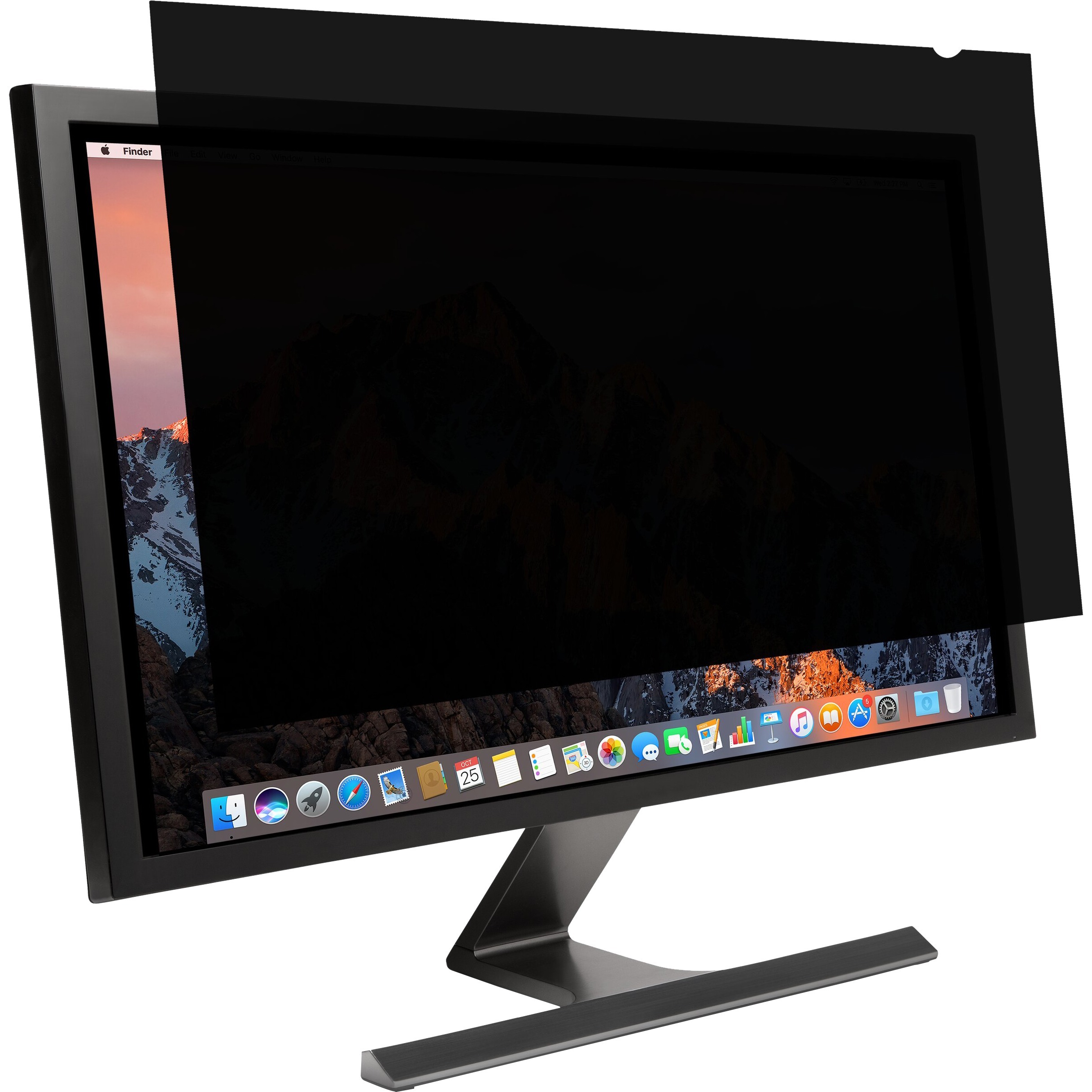 Kensington FP280W10 privacy screen for 27-inch 16:10 widescreen monitors with anti-glare finish — right view