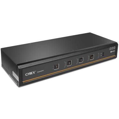Vertiv CYBEX SC Universal DP/H secure 4-port dual-display KVM switch with CAC support — right view