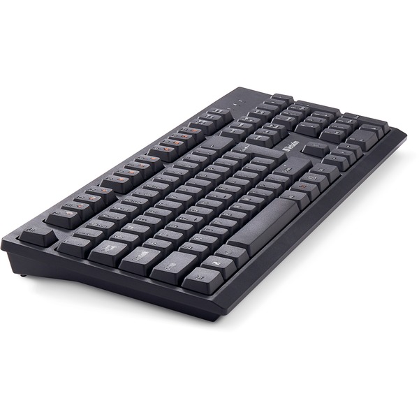 Cut the cord with the Verbatim Wireless Keyboard and Mouse. This combo offers 2.4Ghz wireless communication, so there are no delays in what you type and what you see onscreen. The included nano receiver is small enough to plug in once and stay connected.