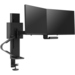 Ergotron TRACE Desk Mount for Monitor, LCD Display - Matte Black - 2 Display(s) Supported - 27" Screen Support - 9.80 kg Load Capacity - 75 x 75, 100 x 100 VESA Standard