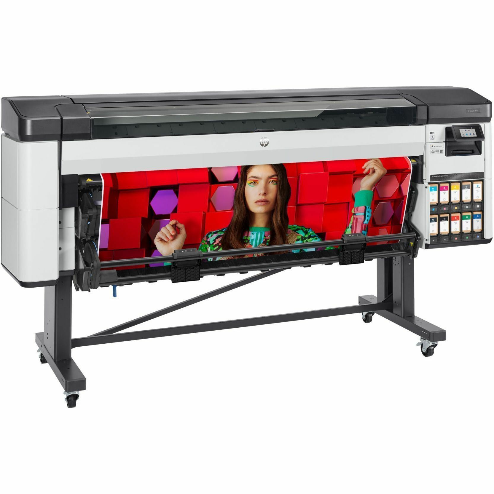 HP DesignJet Z9+ 64 Printer TAA Compliant wide-format color printer — right view