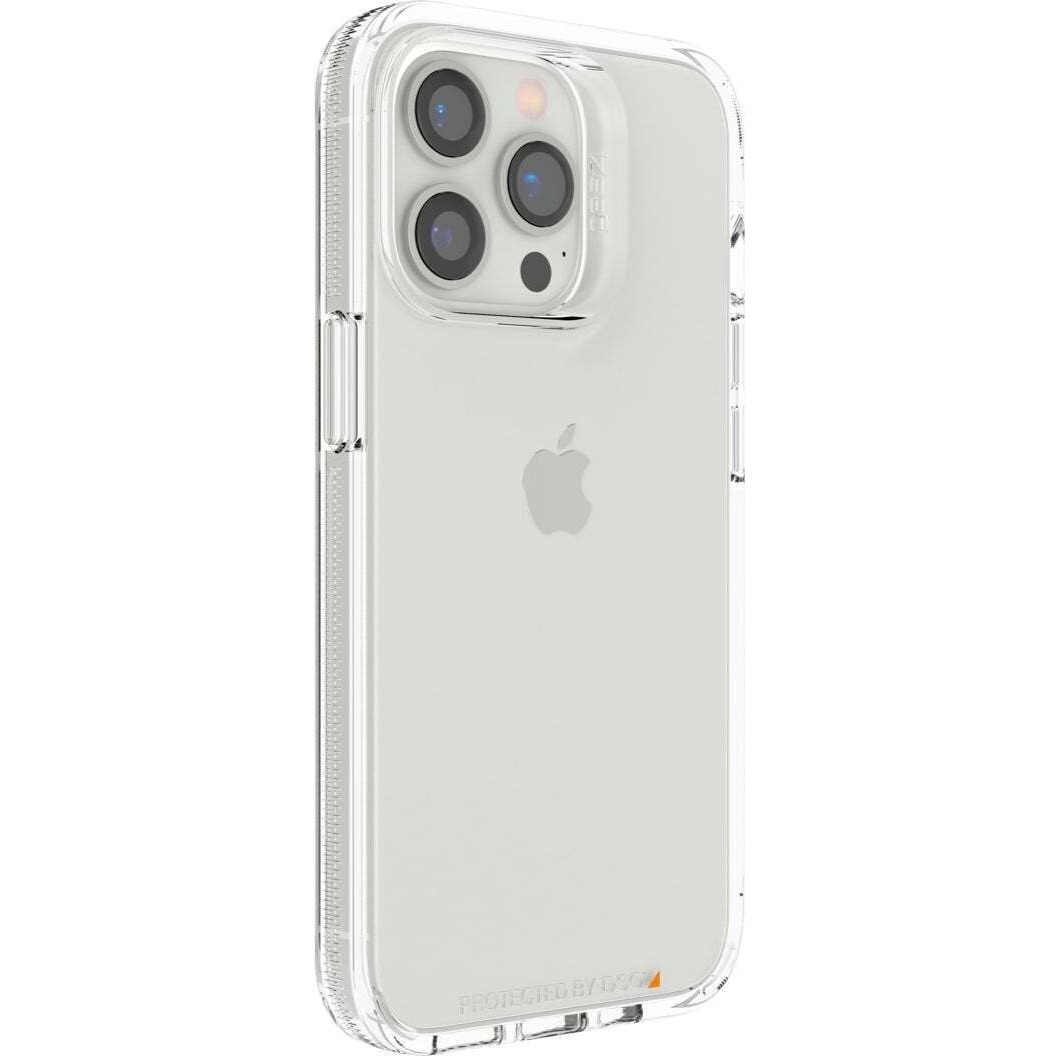 Clear GEAR4 Crystal Palace case for Apple iPhone 13 Pro with MagSafe compatibility — right view