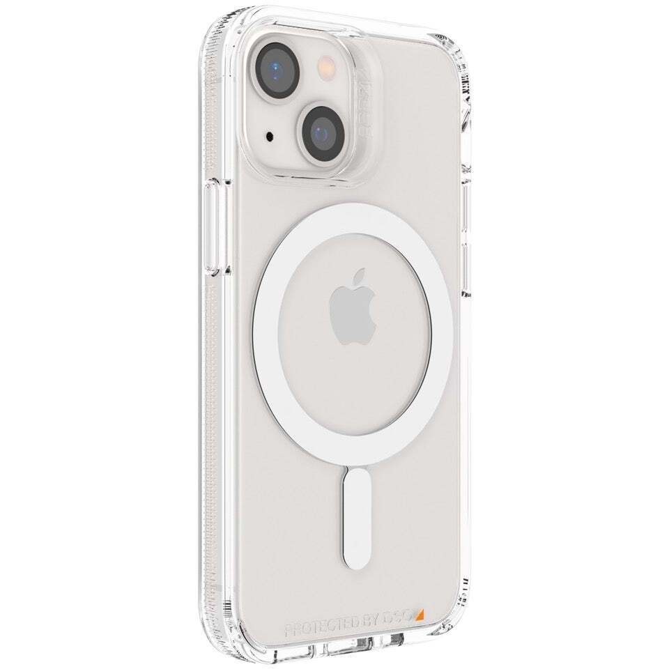 ZAGG GEAR4 Crystal Palace Snap clear case for Apple iPhone 13 mini — right view
