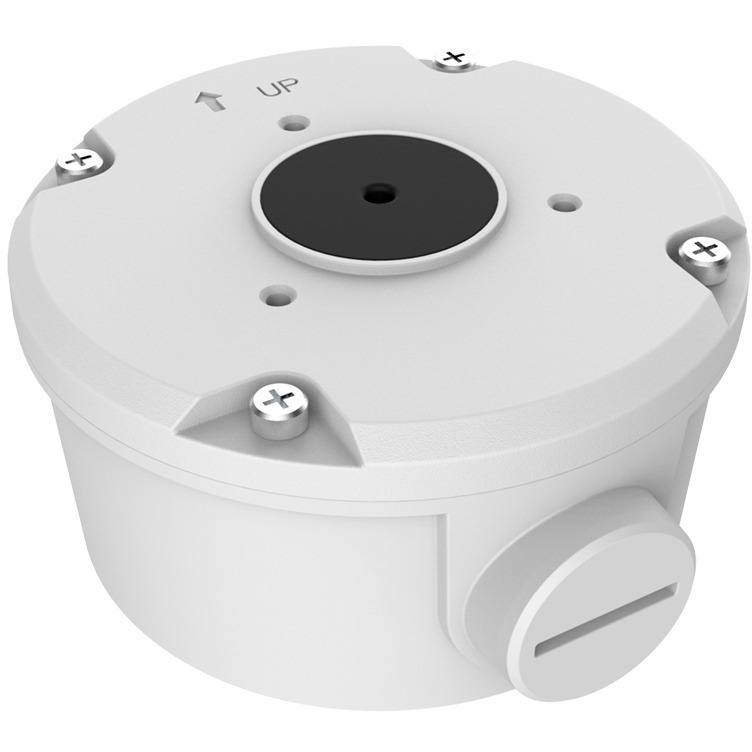 Adesso ACS-J105 junction box accessory for rear cable outlet and organized cable routing — right view