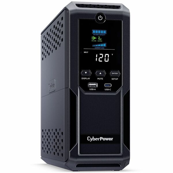 CyberPower CP1500AVRLCD3 LCD UPS Battery Backup, 1500VA/900W