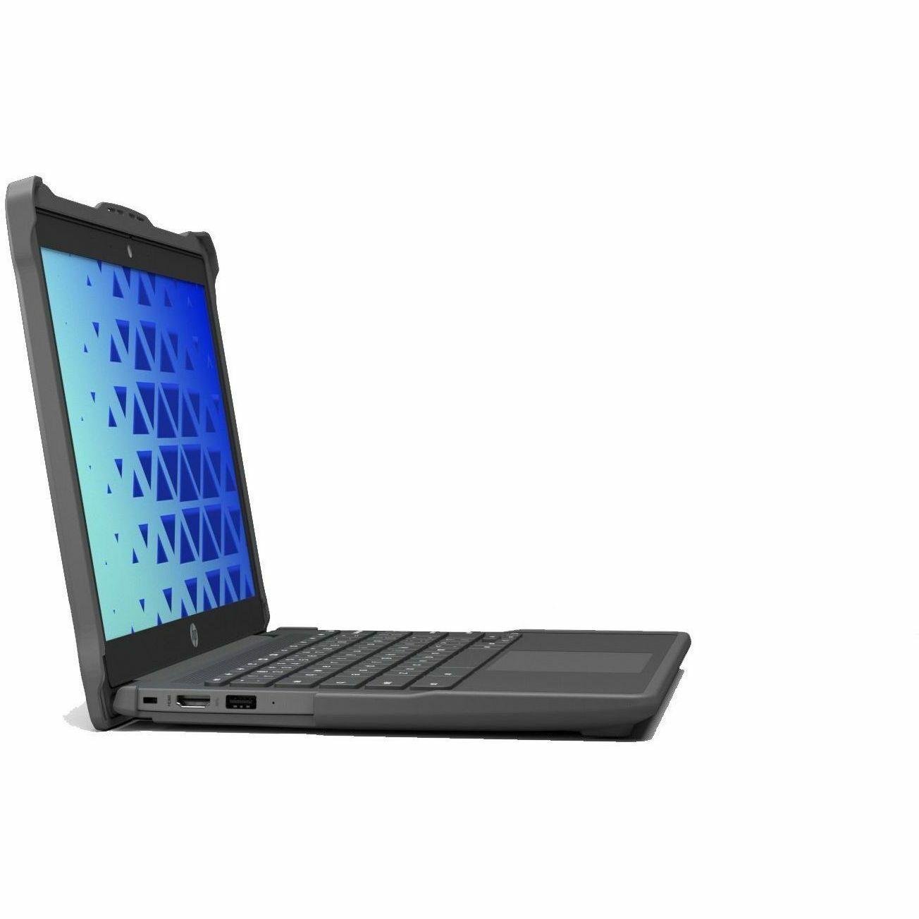 Grey and clear slide case for HP Fortis G10 14 laptop — right view