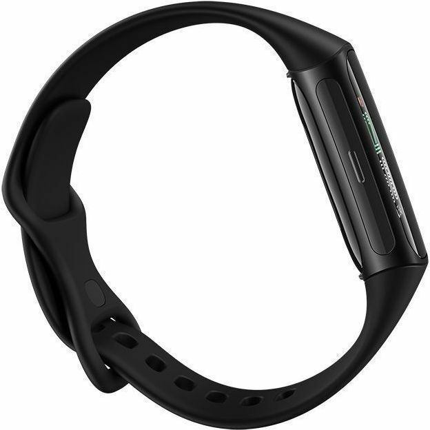 GOOGLE - FITBIT FITBIT CHARGE 6 OBSIDIAN/BLACK ALUMINUM — right view