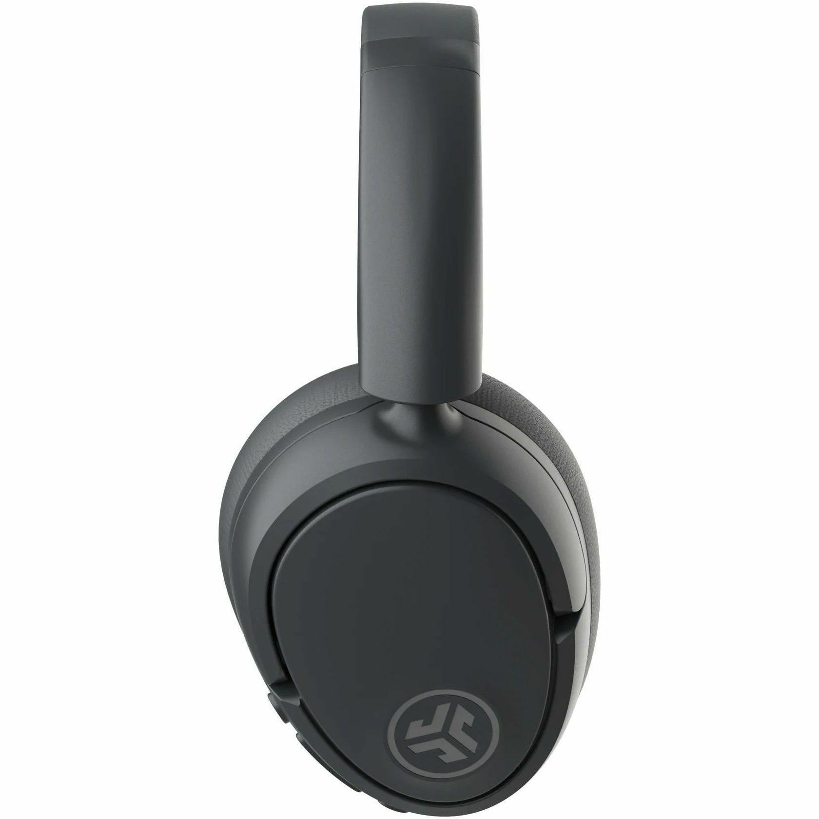 JLab Audio JBuds Lux ANC wireless over-ear headphones in gray and purple — right view