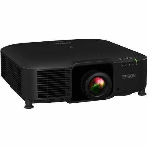 Epson ProAV EBPQ2010B black 10,000 lumen 4K laser projector for ProAV installations — right view