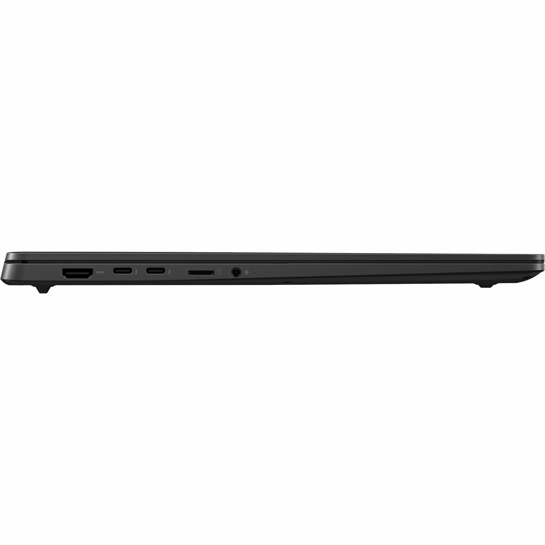 ASUS VivoBook S 16 laptop with Intel Core Ultra 9, OLED display, and Windows 11 Home — right view