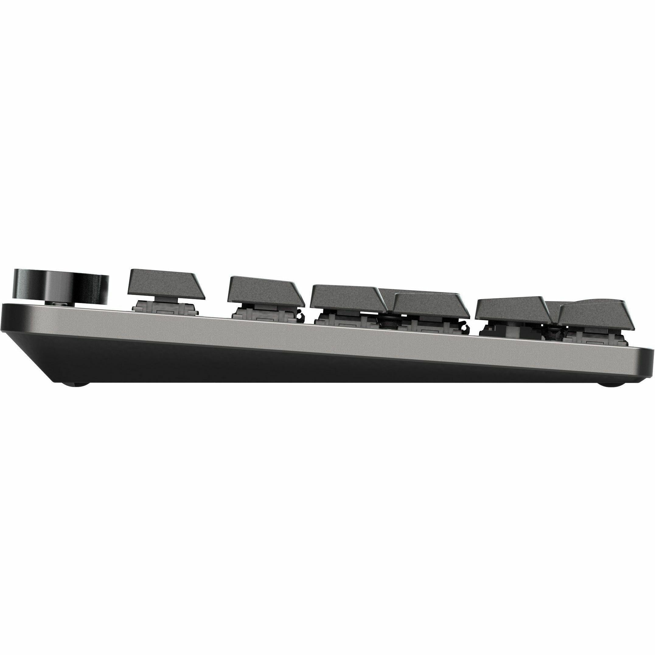 JLab Audio EPIC Mechanical Wireless Keyboard full-size, backlit keys, black — right view