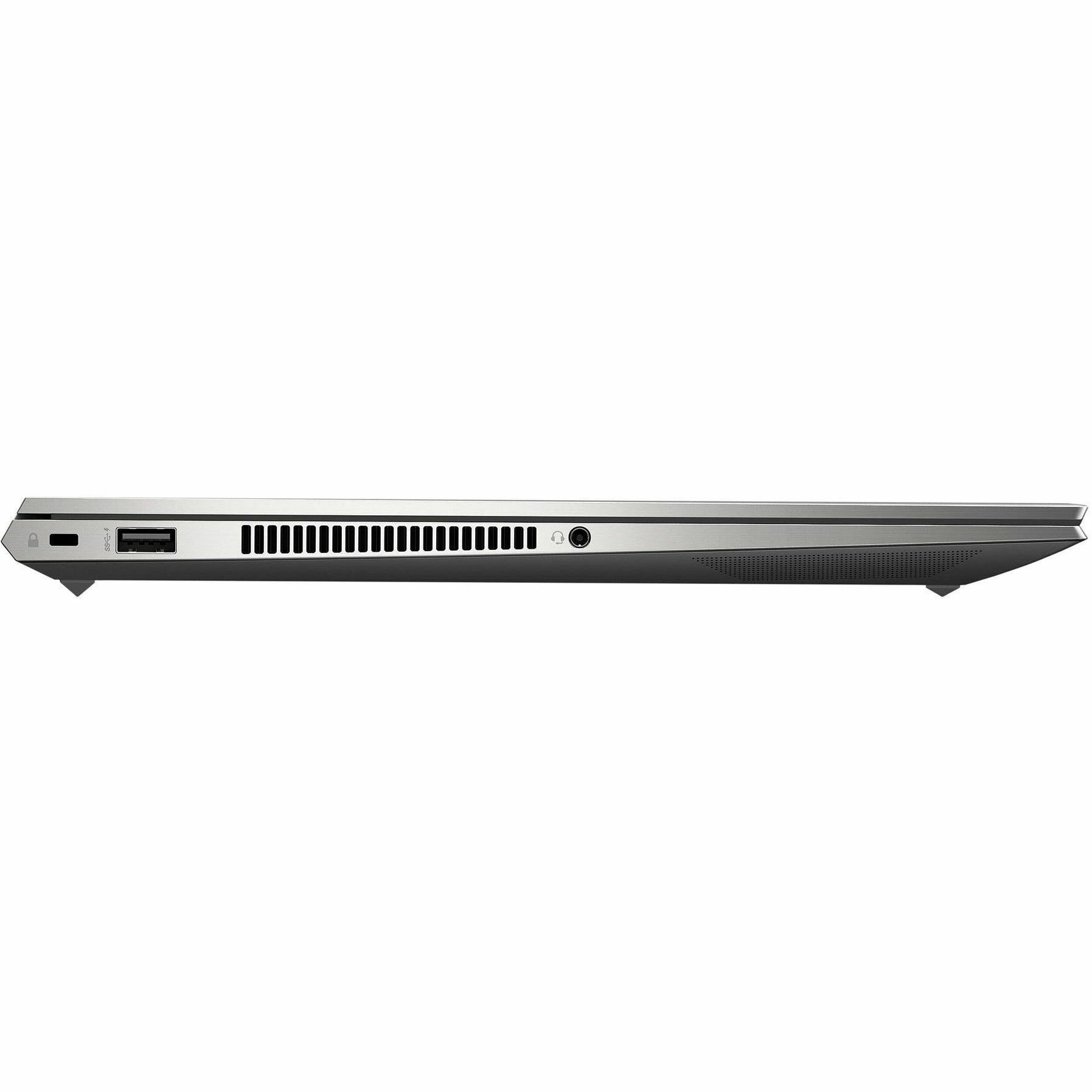 Refurbished HP ZBook Studio G7 workstation laptop with 15.6-inch display and silver chassis — right view
