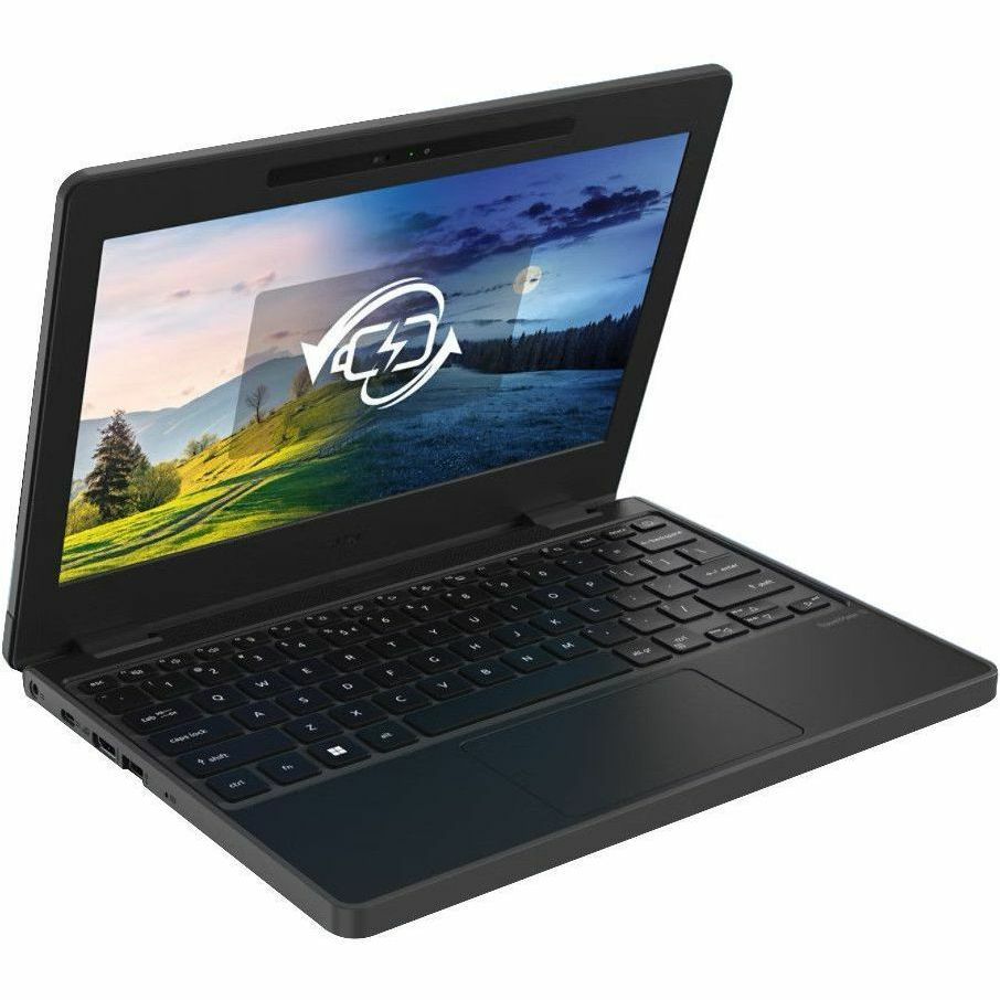 Acer TravelMate B3 11.6-inch K-12 notebook with Intel N150, 4 GB memory, and Windows 11 Pro Education — right view
