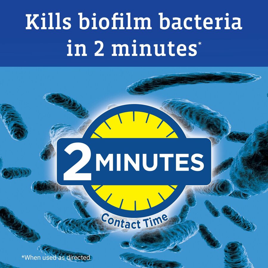 Clorox Healthcare Pull-Top Hydrogen Peroxide Cleaner Disinfectant - Ready-To-Use - 32 fl oz (1 quart) - Disinfectant - Clear - 6 / Carton