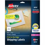 Avery® Print to the Edge Shipping Labels, 4-3/4