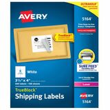 AVE5164 - Avery&reg; Shipping Labels, Sure Feed, 3-1/...