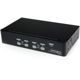 StarTech.com StarView SV431USB - KVM switch - USB - 4 ports - 1 local user - USB - 1U - Control up to 4 PC or Mac computers from a single keyboard, mouse and monitor and share any USB device between all connected computers - usb kvm switch - 4 port kvm switch - vga kvm switch - desktop kvm switch - usb kvm switch 4 port