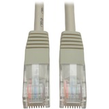 Tripp Lite by Eaton Cat5e 350 MHz Molded (UTP) Ethernet Cable (RJ45 M/M) PoE - Gray 100 ft. (30.5 m)