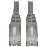 Tripp Lite by Eaton Cat6 Gigabit Snagless Molded (UTP) Ethernet Cable (RJ45 M/M) PoE Gray 14 ft. (4.27 m)