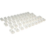 Tripp Lite by Eaton Cat5e RJ45 Modular In-Line Connectors for Stranded Cat5e Cable 50-Pack TAA - RJ-45