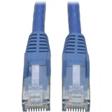 Tripp Lite by Eaton Cat6 Gigabit Snagless Molded (UTP) Ethernet Cable (RJ45 M/M) PoE Blue 7 ft. (2.13 m)