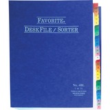 Wilson Jones® Favorite® Desk File/Sorter, 1-31 Index, 10