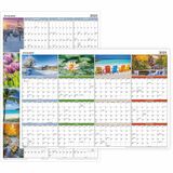 At-A-Glance+Seasons+in+Bloom+Horizontal+Vertical+Erasable+Yearly+Wall+Calendar