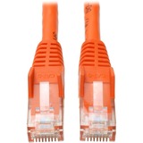 Tripp Lite by Eaton Cat6 Gigabit Snagless Molded (UTP) Ethernet Cable (RJ45 M/M) PoE Orange 7 ft. (2.13 m)