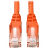 Tripp Lite by Eaton Cat6 Gigabit Snagless Molded (UTP) Ethernet Cable (RJ45 M/M) PoE Orange 5 ft. (1.52 m)