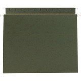 Smead Letter Recycled Hanging Folder - 2" Folder Capacity - 8 1/2" x 11" - 2" Expansion - Pressboard - Standard Green - 10% Recycled - 25 / Box