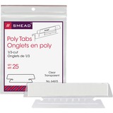 Smead 1/3 Cut Poly Hanging Folder Tabs