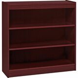 LLR60071 - Lorell Panel End Hardwood Veneer Bookcase