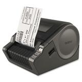 Brother P-touch QL-1050 Direct Thermal Printer - Label Print - With Cutter - Black, Silver