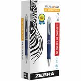 Zebra Pen Sarasa Dry X10 Gel Retractable RDI Pens - Medium Pen Point - 0.7 mm Pen Point Size - Cone Pen Point Style - Retractable - Blue Gel-based Ink - Blue Barrel - 1 Each