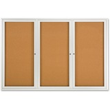 Quartet+Enclosed+Bulletin+Board+for+Indoor+Use