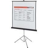 Quartet Manual Projection Screen - 1:1 - Matte White - 60" x 60" - 1.1 Gain - Surface Mount