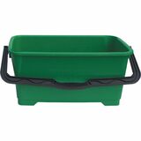 Unger Heavy-duty 6-gallon Pro Bucket - 22.71 L - Handle, Heavy Duty, Ergonomic Design - 10.50" (266.70 mm) x 11.50" (292.10 mm) - Green - 1 Each