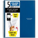 Mead Five-Star Wirebound 5-Subject Notebook