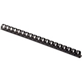 Fellowes Plastic Binding Combs - Black, 5/8