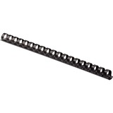 Fellowes Plastic Binding Combs - Black, 1/2