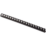 Fellowes Plastic Binding Combs - Black, 3/8