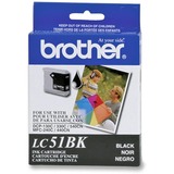 Brother LC51BKS Original Ink Cartridge - Inkjet - 500 Pages - Black - 1 Each
