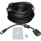 Tripp Lite by Eaton 50ft VGA Coax Monitor Extension Cable with RGB High Resolution Easy Pull HD15 M/F 50'